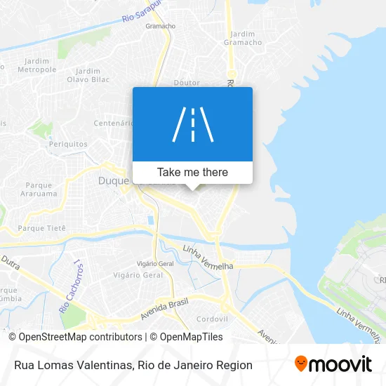 Rua Lomas Valentinas map