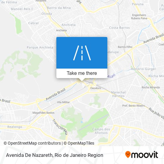 Mapa Avenida De Nazareth