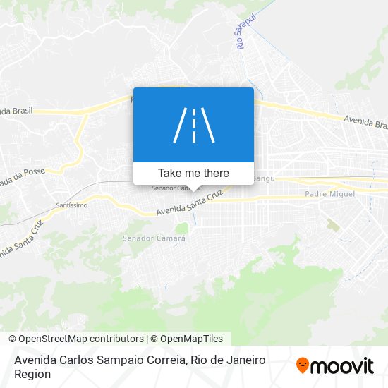 Mapa Avenida Carlos Sampaio Correia