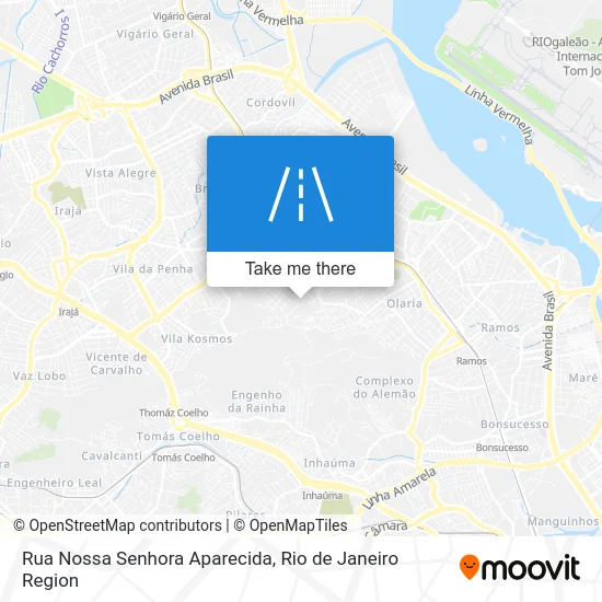 Rua Nossa Senhora Aparecida map