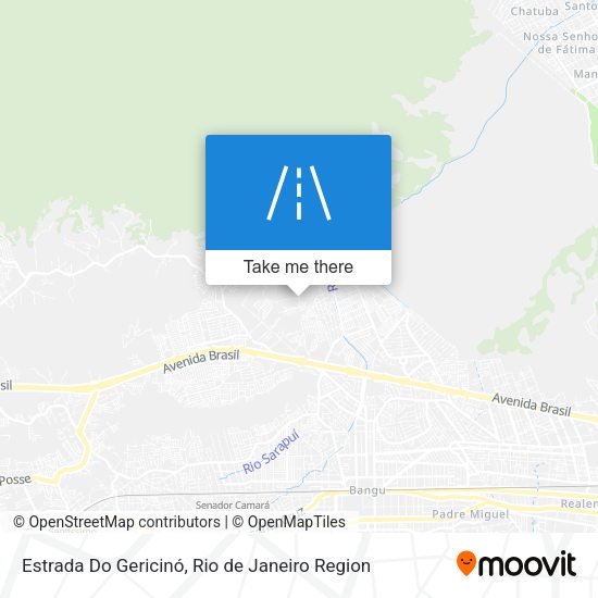 Estrada Do Gericinó map