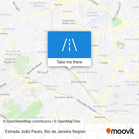 Estrada João Paulo map