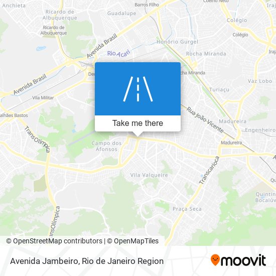 Mapa Avenida Jambeiro