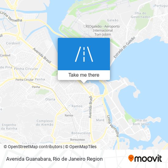 Mapa Avenida Guanabara