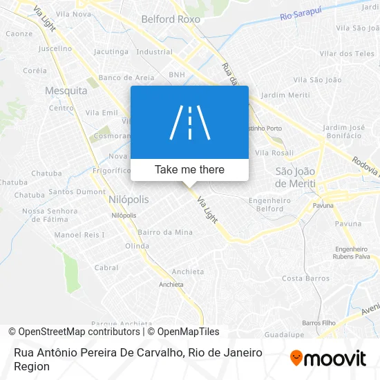 Rua Antônio Pereira De Carvalho map