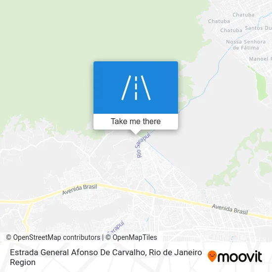 Estrada General Afonso De Carvalho map