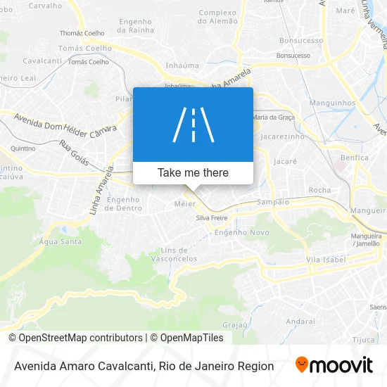 Avenida Amaro Cavalcanti map