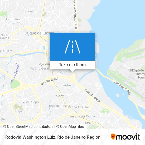 Rodovia Washington Luiz map
