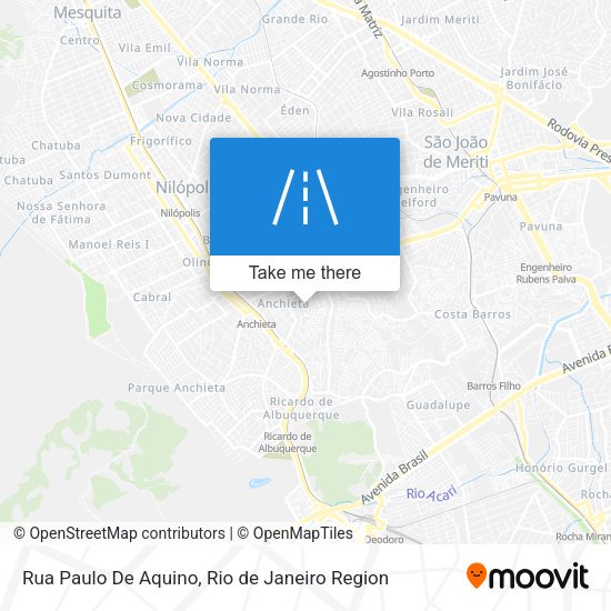 Rua Paulo De Aquino map