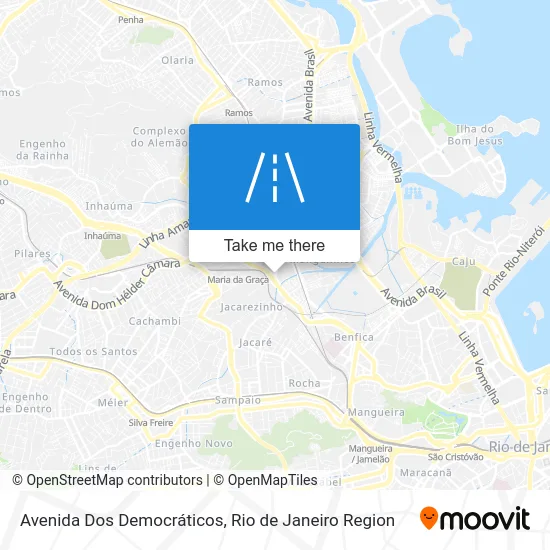 Avenida Dos Democráticos map