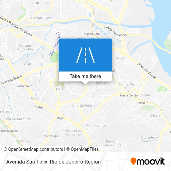 Avenida São Félix map
