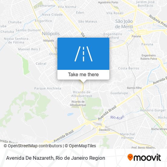 Mapa Avenida De Nazareth