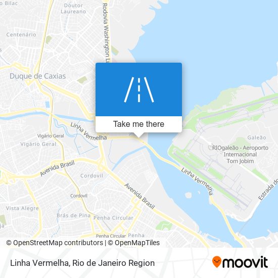 Linha Vermelha map