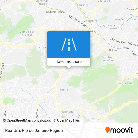 Rua Um map