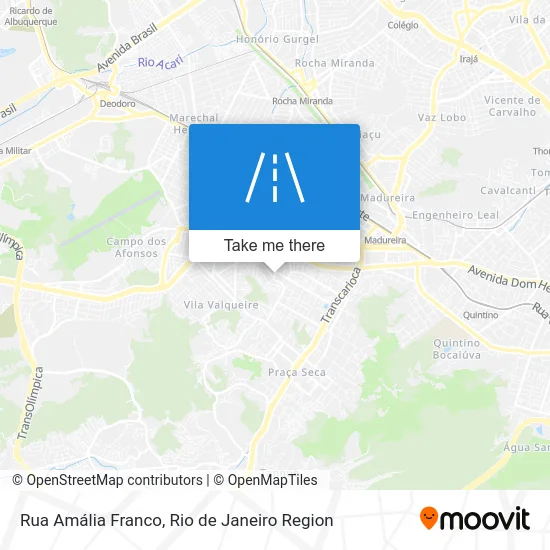 Rua Amália Franco map