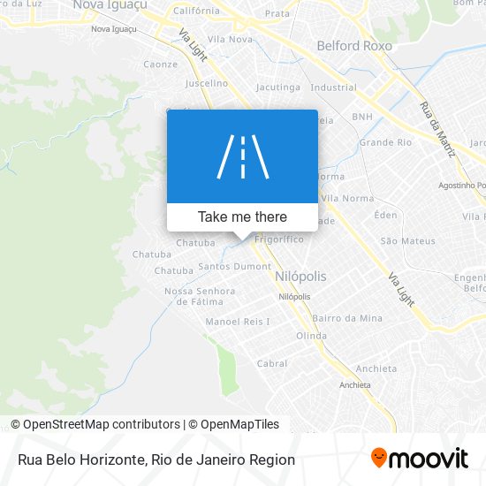 Rua Belo Horizonte map