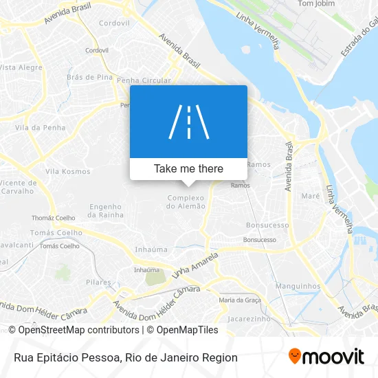 Rua Epitácio Pessoa map