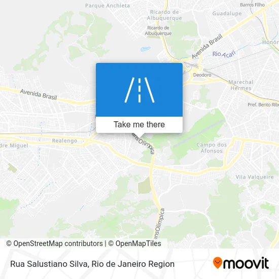 Rua Salustiano Silva map