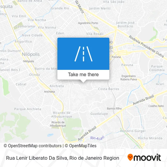 Rua Lenir Liberato Da Silva map