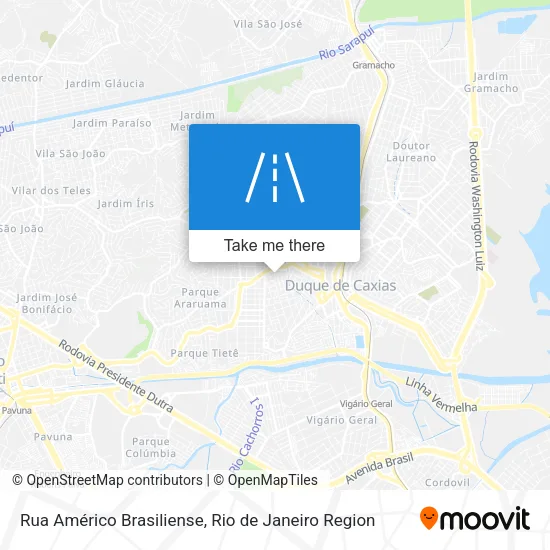 Rua Américo Brasiliense map