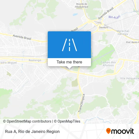 Rua A map
