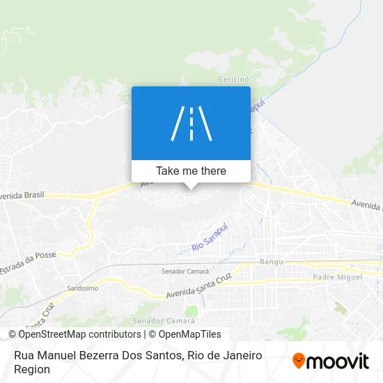 Rua Manuel Bezerra Dos Santos map