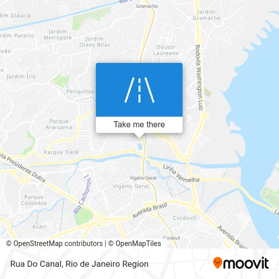 Rua Do Canal map