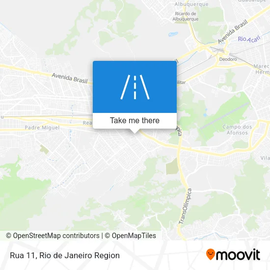Rua 11 map