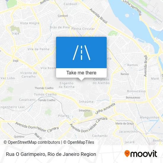 Rua O Garimpeiro map