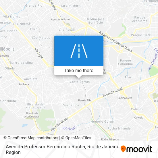 Avenida Professor Bernardino Rocha map