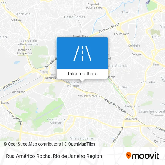 Rua Américo Rocha map