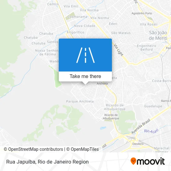 Rua Japuíba map