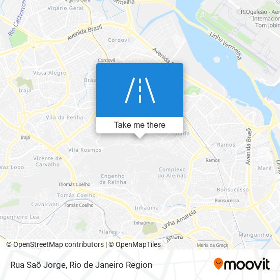 Mapa Rua Saõ Jorge