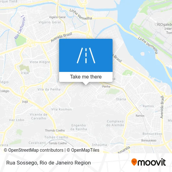Rua Sossego map