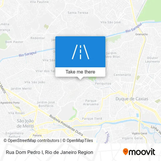 Rua Dom Pedro I map