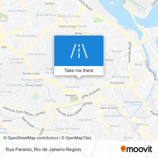 Rua Paraíso map