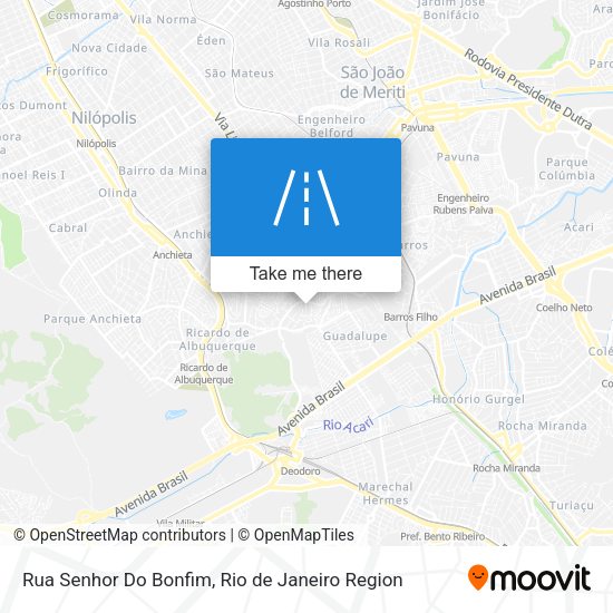 Rua Senhor Do Bonfim map