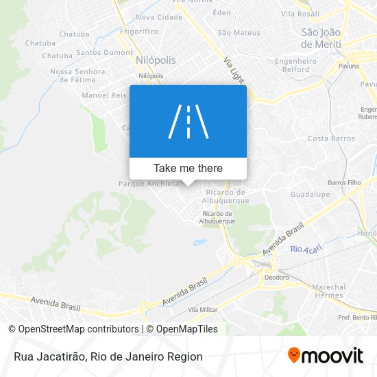 Rua Jacatirão map