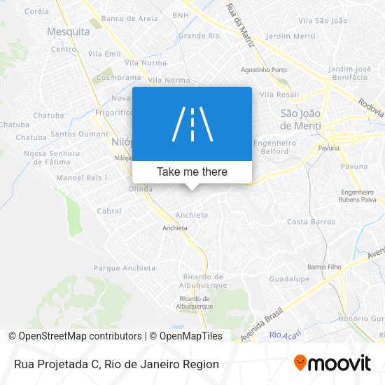 Rua Projetada C map