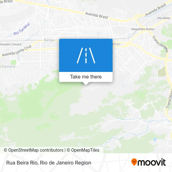 Rua Beira Rio map