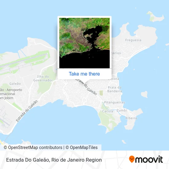 Estrada Do Galeão map