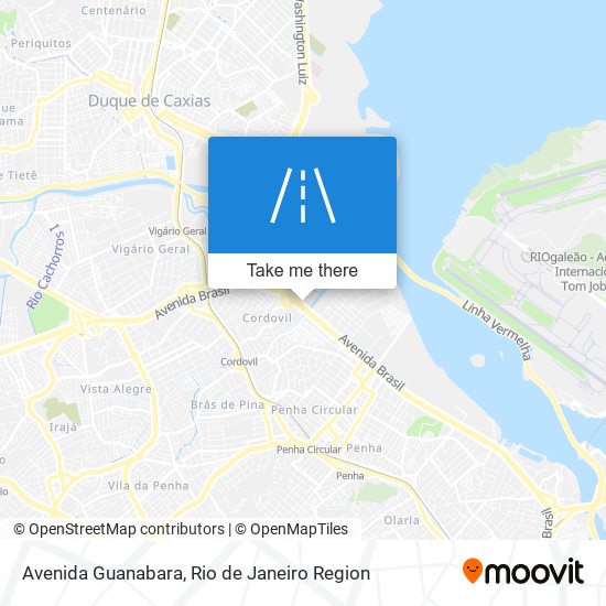 Mapa Avenida Guanabara