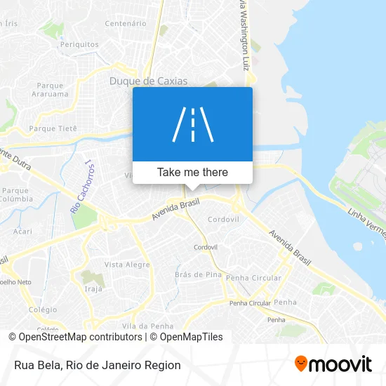 Rua Bela map