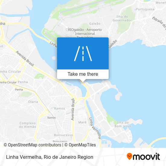 Linha Vermelha map