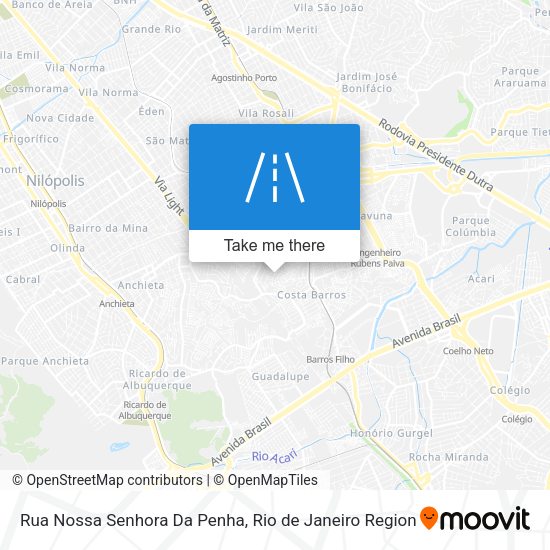 Rua Nossa Senhora Da Penha map