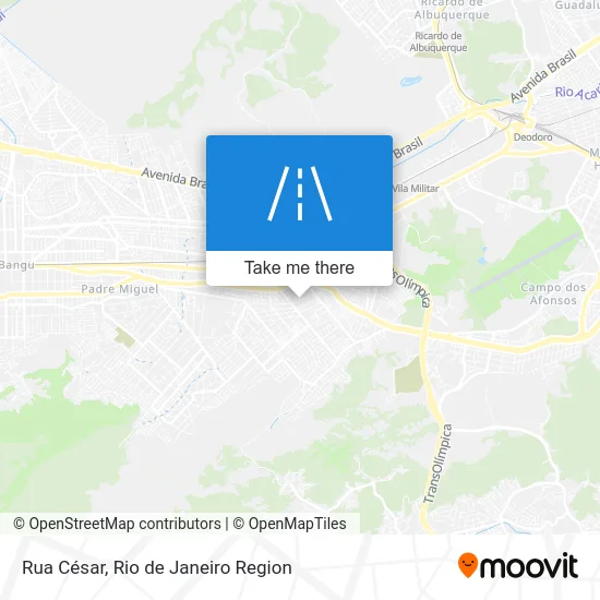 Rua César map