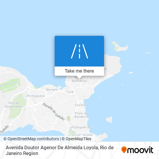 Mapa Avenida Doutor Agenor De Almeida Loyola