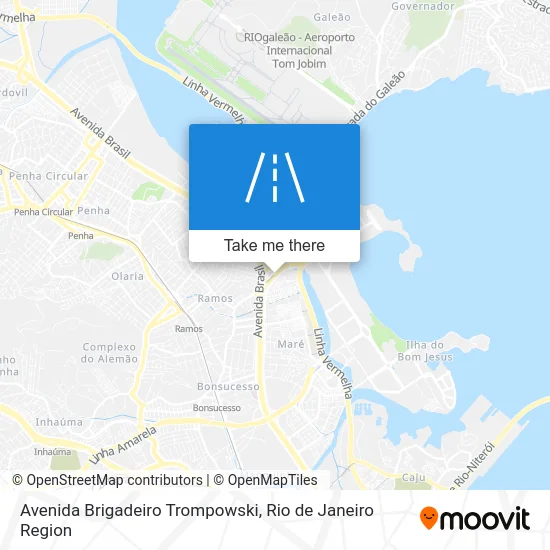 Avenida Brigadeiro Trompowski map
