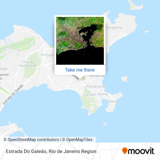 Estrada Do Galeão map