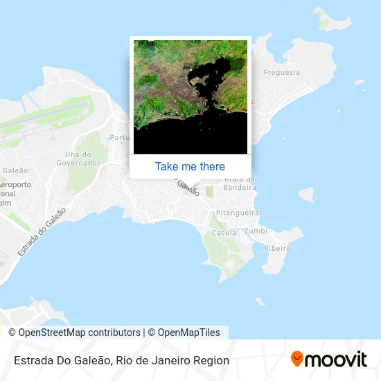 Estrada Do Galeão map
